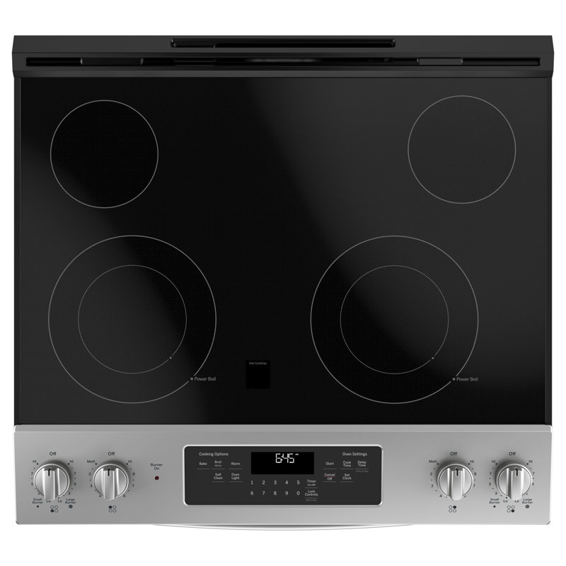 GE Appliances 30" 5.3 Cubic Feet Electric SlideIn Range & Reviews Wayfair